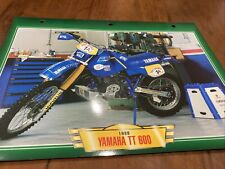 Yamaha TT600 1989 600 TT fiche carte moto passion collection Atlas