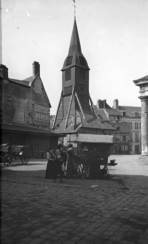 Honfleur 1900 stéréo - c.,