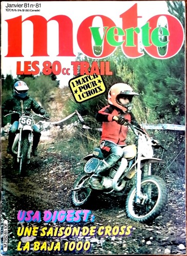 Moto verte de janvier - moto, n°81