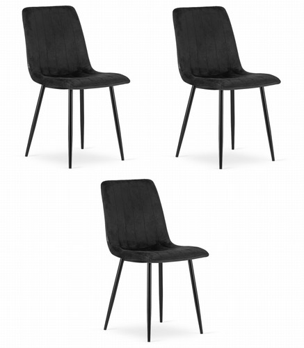 Fauteuil lava velours noir - velours, x