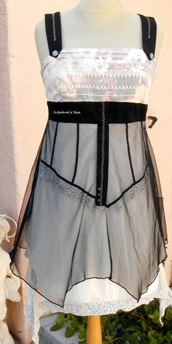 Robe noir rose mode est - est, a