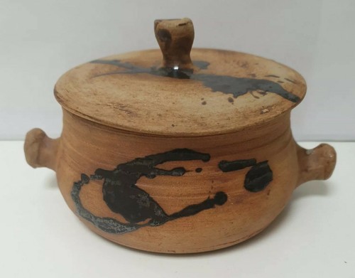 Pot couvert poterie - poterie, colombier