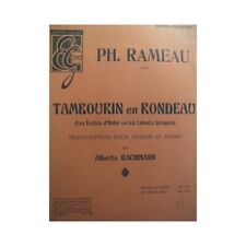 RAMEAU Ph. Tambourin en Rondeau Violon Piano