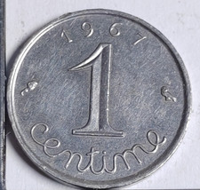 1 centime épi 1967 France -