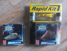 MAQUETTES - STAR WARS EPISODE 1 - LARGE TRANSPORT + SITH INFILTRATOR - RAPID KIT