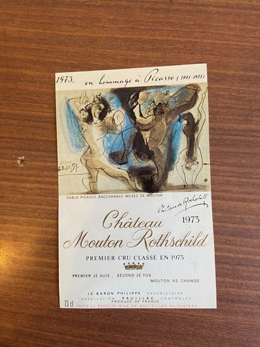 Etiquette château mouton - etiquette,