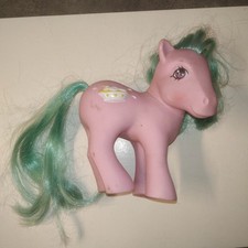 vintage HASBRO 1987 MLP petit poney G1 - SUNDAE BEST BANANA SURPRISE - HONG KONG
