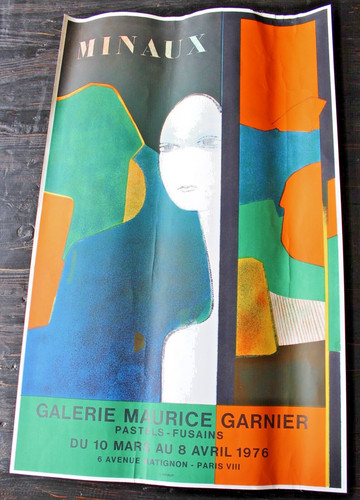 Ancienne affiche minaux - affiche,