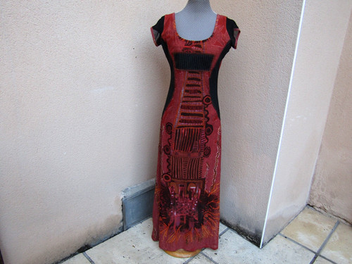 Robe longue legatte - jeans, (