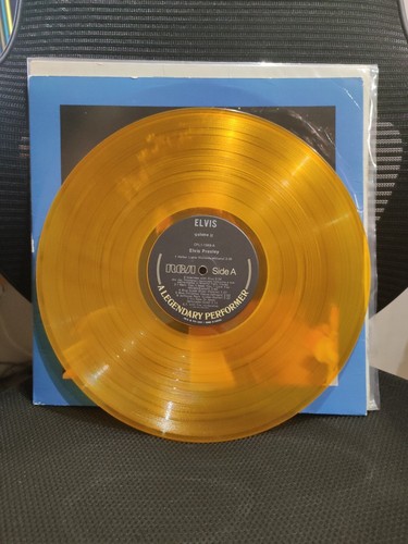 Elvis presley 33t - 33t, yellow
