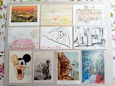 AT - Lot 10 cartes postales dessins divers - écrites et non écrites