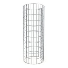 Colonne en gabion clôture de