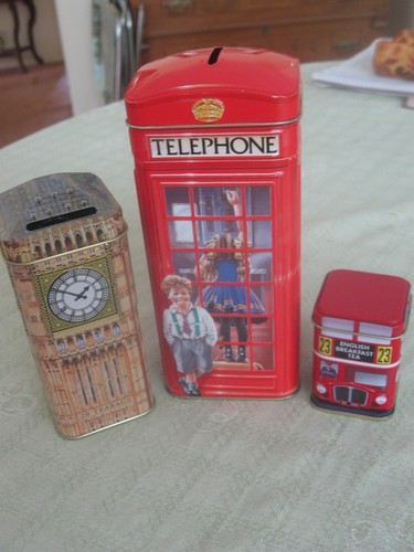 Three english tins - english, tins,