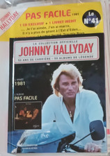 Johnny Hallyday-Collection officielle, Cd +Livret -Pas facile - 1981 -  N 41