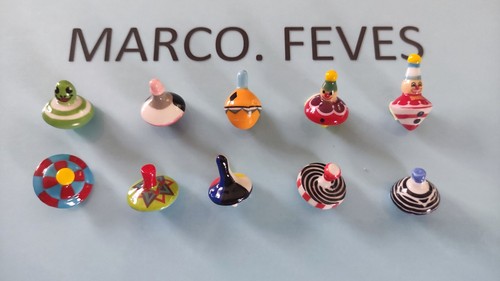Feves serie complete toupies - feves, :