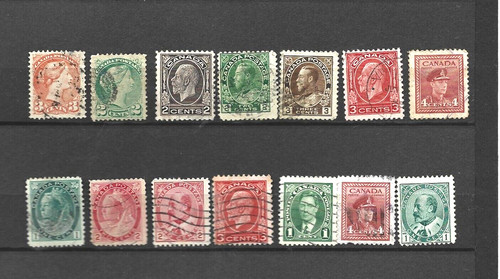 Canada anciens timbres - canada,