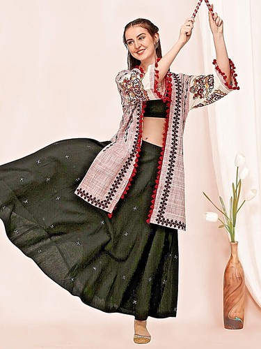 Femme veste indien long - femme,