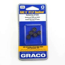 5 x joints pour buse et support Graco RAC X FF LP (base aqueuse) - 17P501