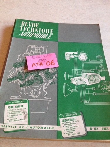 Revue technique automobile - revue,
