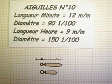 2 PAIRES D'AIGUILLES POUR