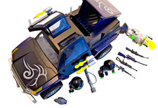 PLAYMOBIL VOITURE ROBO GANG 4878 AVEC PERSONNAGES ET ACCESSOIRES