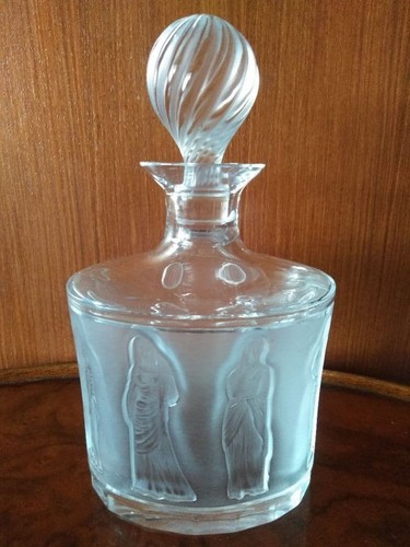 Lalique carafe fammes antiques - carafe,