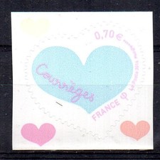 france.timbre autoadhésif 1230 de 2016.coeur de courreges.neuf