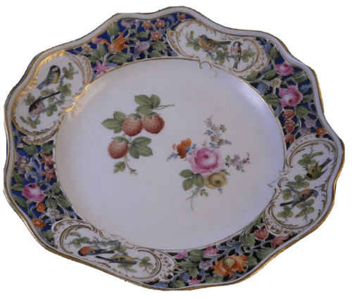Assiette rococo meissen - assiette,