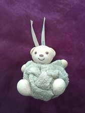Doudou Mini Ours Boule Plume vert Kaloo 13cm