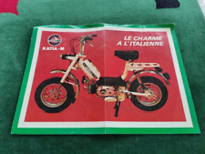 cyclomoteur GARELLI KATIA-M  1976 prospectus brochure catalogue dépliant