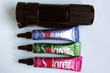 1 x Resine UV SOLAREZ KIT + LAMPE 3x5g resin cure montage mouche  fly tying lamp