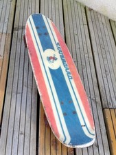 Skateboard planche a roulettes vintage fibre de verre old school Fiberglass