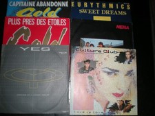 LOT 6 VINYLES 45 TOURS PLUS BONUS 3 45 TOURS OFFERTS