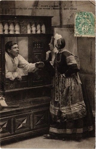 Cpa pont abbé - cpa,