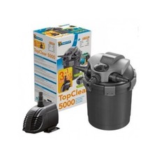 Superfish Topclear Set 5000 Filtre à Pression Avec Uvc 7 Watt Et Pompe de Bassin