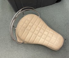 1970's Harley White Buddy Seat