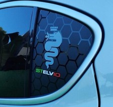 2X Stickers Avery Noir Mat /