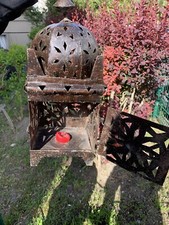 Lanterne Orientale En Fer Forgé Pour Bougie