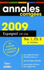 Annales corrigées Bac séries L,ES, S ... - Mireille Dautrey-... - V123037