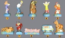 2010 SCOUBIDOU SCOOBY DOO show brillant FEVE PORCELAINE 3D au choix