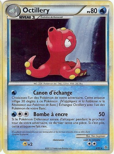 Carte pokemon octillery - carte,