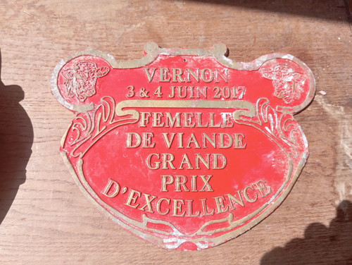 Grande plaque concours - plaque,
