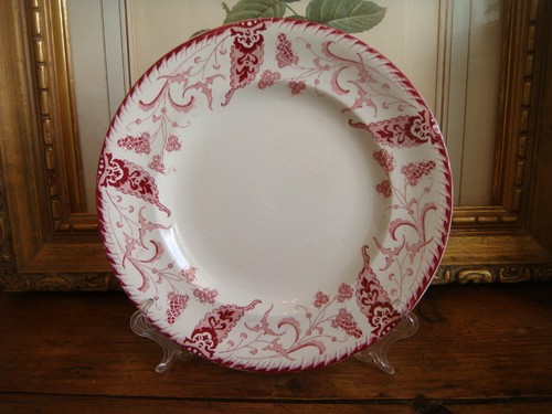 Assiette plate longwy - assiette,