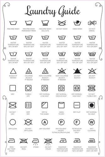 Stickertalk laundry symbol - stickertalk,