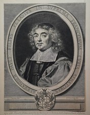 PITAU Nicolas-PORTRAIT "Alexandre Petau".1669.Burin.