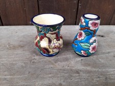 ensemble soliflore miniature Emaux de Longwy