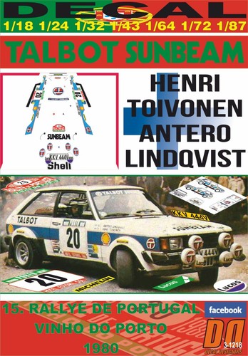 Decal talbot sunbeam lotus - decal,