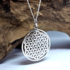 Grande fleur de vie pendentif