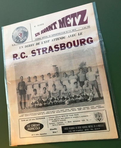 Football programme saison - programme, 1968