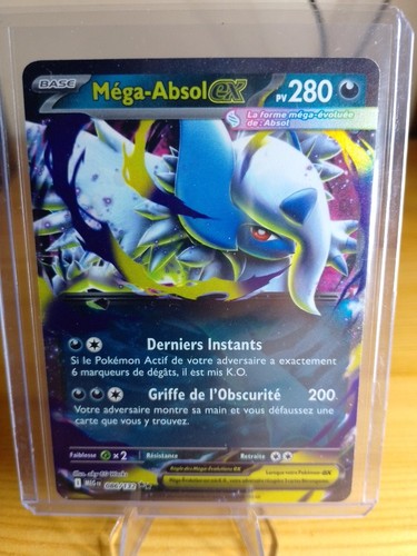 Carte pokémon méga absol - pokémon, ex